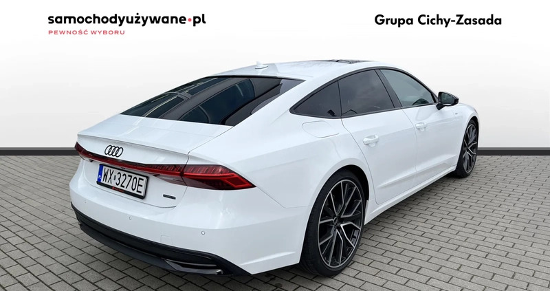 Audi A7 cena 299900 przebieg: 6500, rok produkcji 2022 z Warszawa małe 529